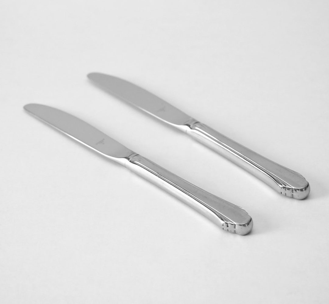 Vintage Gorham Stainless Flatware Calais Pattern Dinner Knives, Pair Etsy