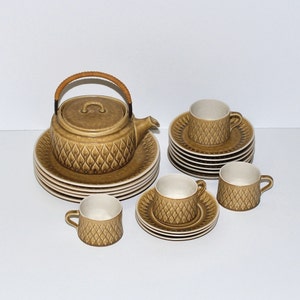 Vintage Nissen Kronjyden Jens Quistgaard  Relief Stoneware, circa 1960