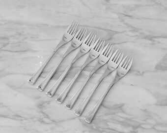 TBCL Stainless Steel Forks Glossy Finish  Set of 7