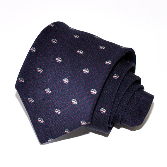 Vintage Stefano Ricci Tie Pure Silk Tie Crown Pri… - image 1