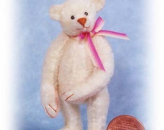 LAST ONES!  Ima Comfort Miniature Teddy Bear Kit - Pattern - DIY - by Emily Farmer