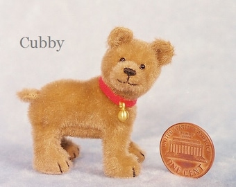 Little Cub - Miniature Teddy Bear Kit - Pattern - DIY - by Emily Farmer