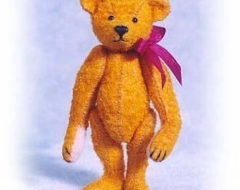 Old Worn Bear - Miniature Teddy Bear Kit - Pattern - DIY - by Emily Farmer