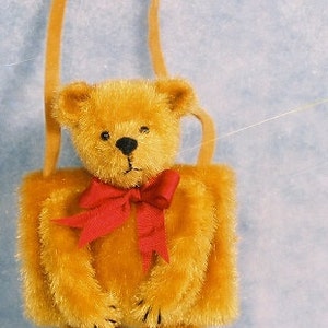 Teddy Bear Muff Miniature Teddy Bear Kit - Pattern - DIY - by Emily Farmer