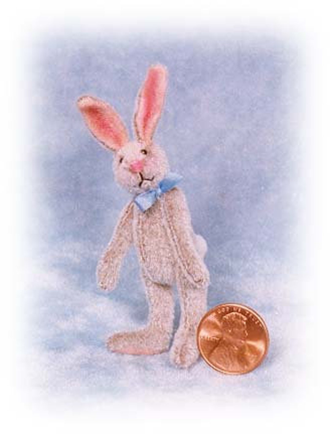 PDF Pattern & Instructions for Miniature Rabbit - Lanky Bunny 2 1/4 ...