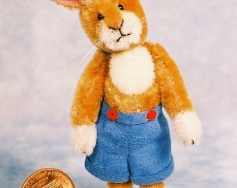Tom Bunny - Miniature Rabbit Kit - Pattern - by Emily Farmer