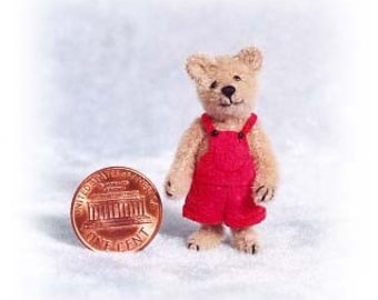Buster Bear Miniature Teddy Bear Kit - Pattern - by Emily Farmer