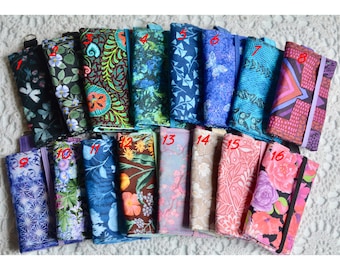 Business Card and Credit Card Fabric Folder Wallet