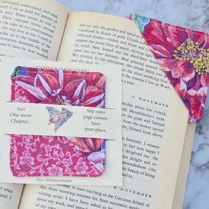 Corner BOOKMARKS, Your choice Corner Bookmarks, Gift under 10.00, Book Accessory, Teacher Gift, Reader Gift, Child Mother's Day gift image 4