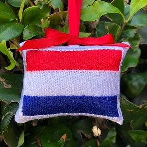 Netherlands Dutch Flag Christmas Ornament Gift Travel Souvenir Stocking Stuffer Xmas Tree Decoration