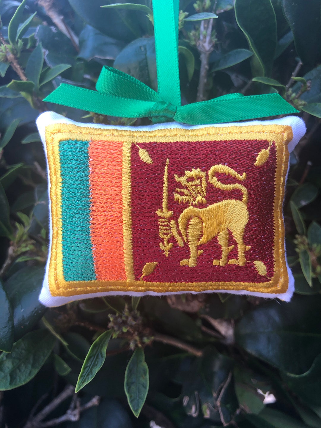 Sri Lanka Sri Lankan Flag Ornament Gift Topper Stocking Etsy