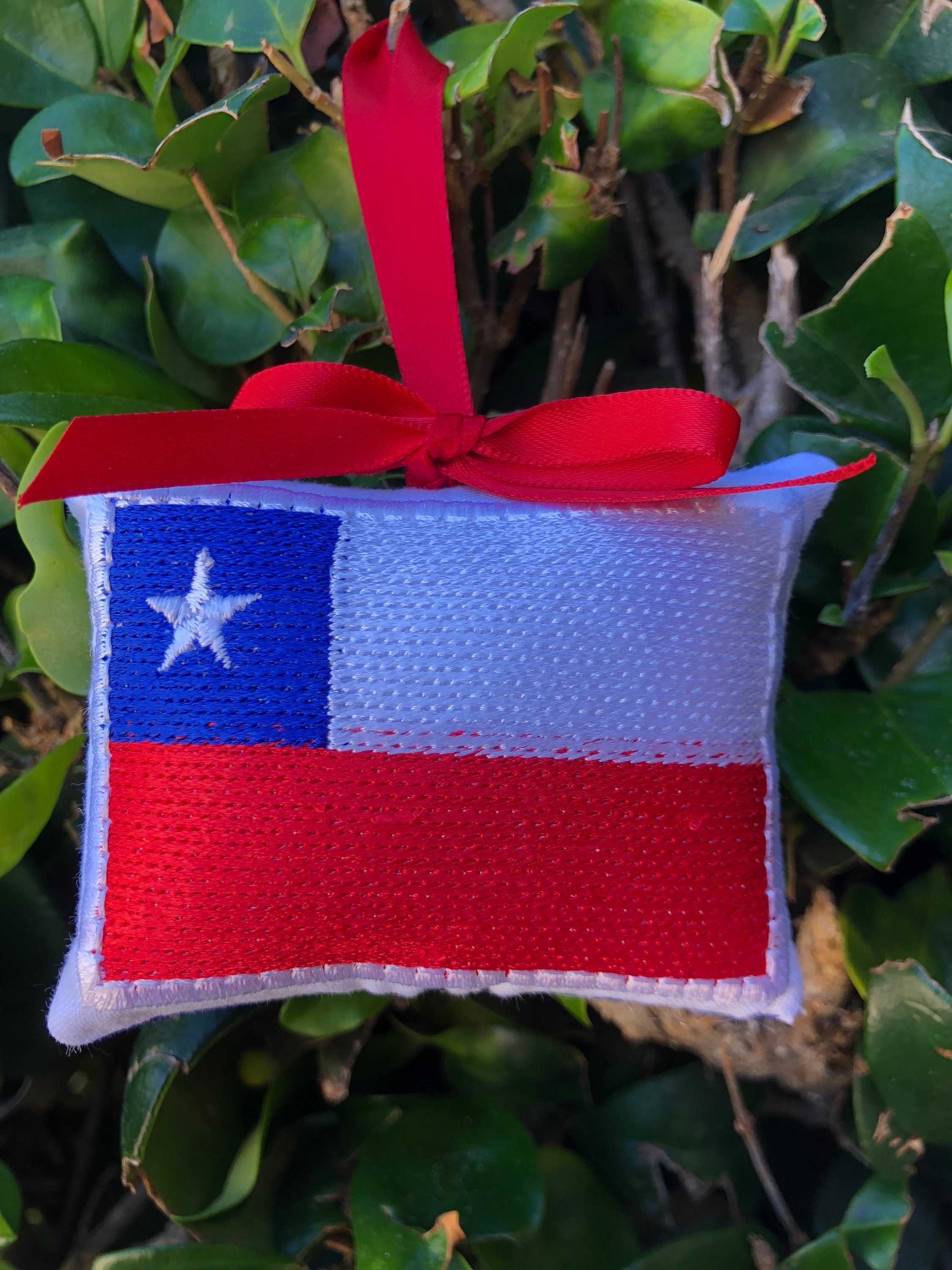 Chile Chilean Flag Christmas Ornament Gift Topper Door - Etsy