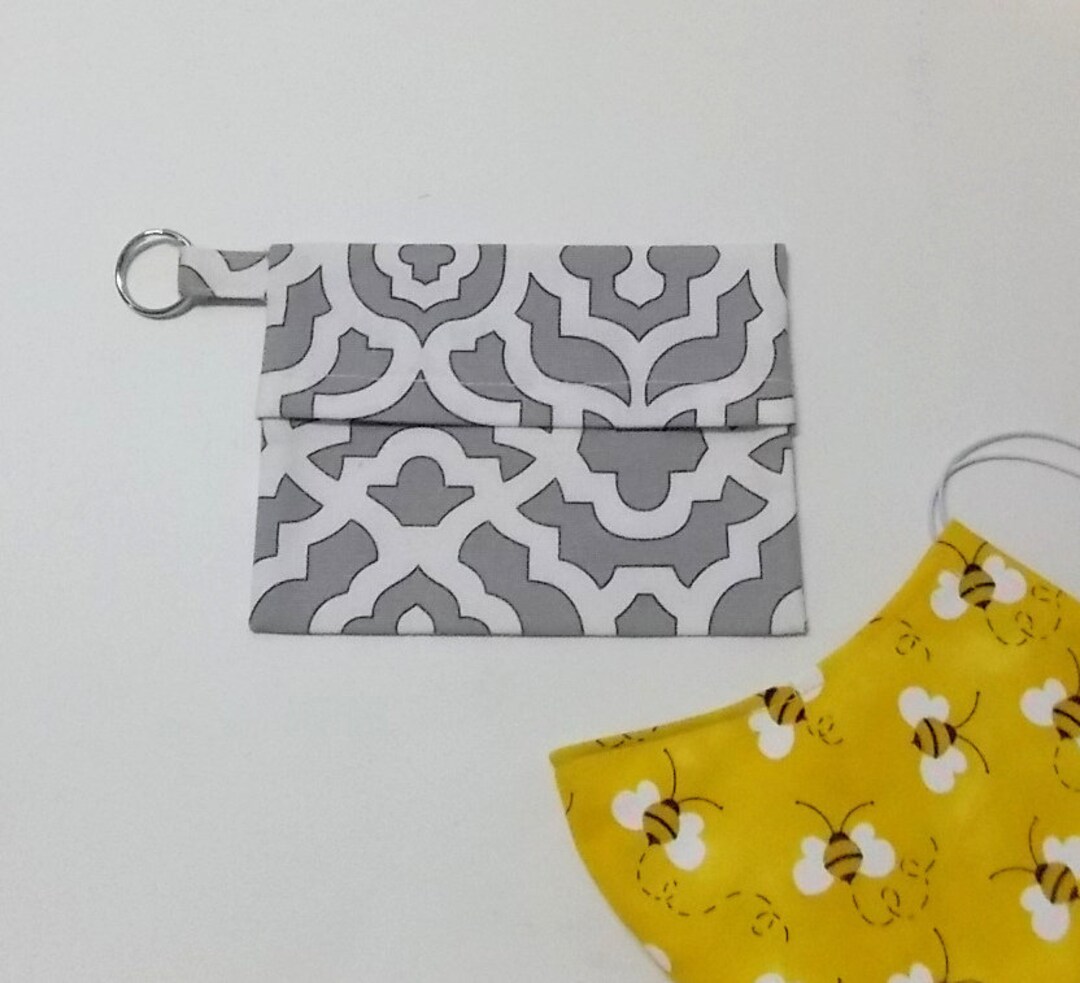 Face Mask Bag/Face Mask Pouch/Mask Storage/Face Mask Bag with Keyring