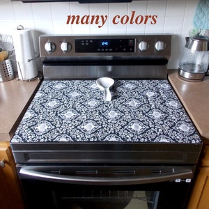 Glass Top Stove Cover,Custom  Ceramic stovetop cover,Glass Top Stove Protector, Stove cover for electric stoves, Kitchen decor, Stovetop pad