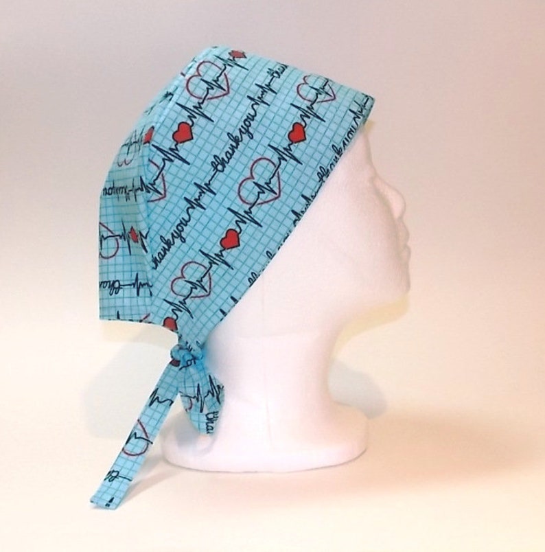 Surgical capScrub capNurse capMedical scrub capTie Back Scrub HatChemo CapReversible Scrub Cap doctor hatUnisex scrub capHealthcare