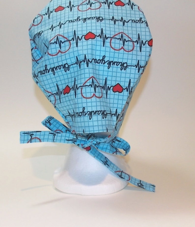 Surgical capScrub capNurse capMedical scrub capTie Back Scrub HatChemo CapReversible Scrub Cap doctor hatUnisex scrub capHealthcare