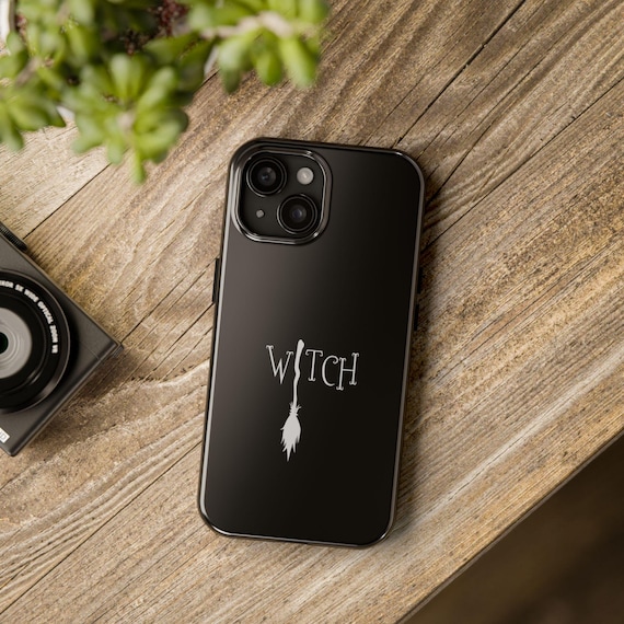 WITCH Tough Phone Case, Gothic Phone Cover, Witchcraft Accessories, Halloween Phone Case, iPhone Case