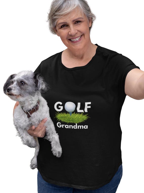 Golf Grandma Unisex Jersey T-Shirt, Perfect Gift for Golf Lovers, Casual Wear, Birthday Gift, Fun Grandmother Shirt