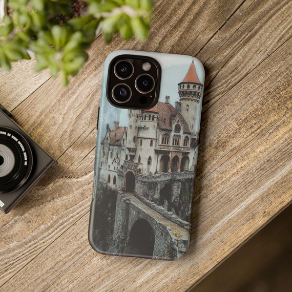 Castle Medieval Theme Phone Cases, iPhone, Protective Cover, Castle Design, Gift for History Buff, Fantasy Lover, Phone