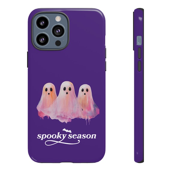 Ghostly Tough Cases - Spooky Season 3 Halloween Phone Cover, Scary iPhone Case, Halloween Accessory, Creepy Cell Phone Protector, Haunted