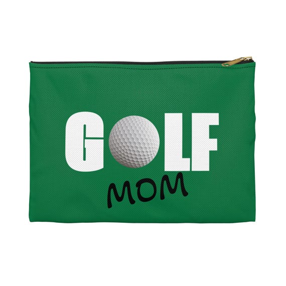 Golf Mom Accessory Pouch, Personalized Golf Gift, Golfing Travel Bag, Sports Organizer, Fun Golf Accessories