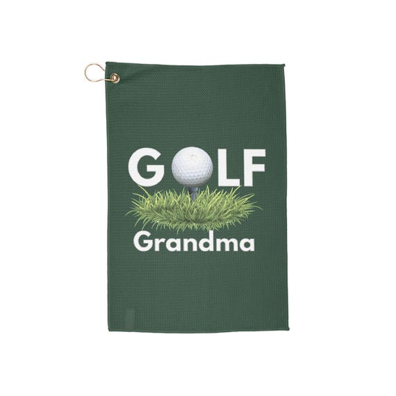 Personalized Golf Towels for Grandma, Perfect Gift for Golf Lovers, Sports Towel for Him Her, Birthday, Mother's Day