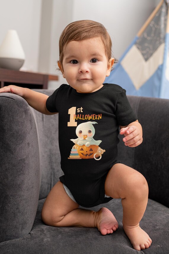First Halloween Infant Baby Rib Bodysuit, baby first halloween, 1st halloween