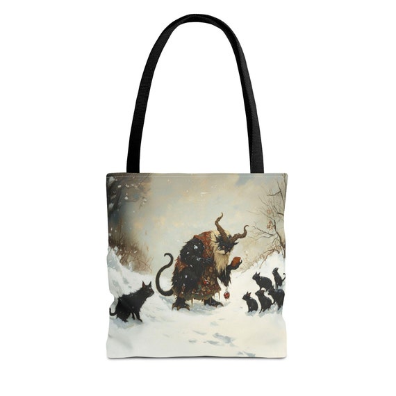 Krampus Tote Bag, Krampus Christmas. Krampus  Gift
