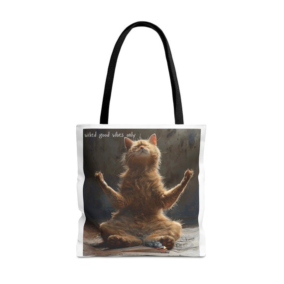 Purr-fect Zen Tote Bag  (3 Sizes to Choose From)
