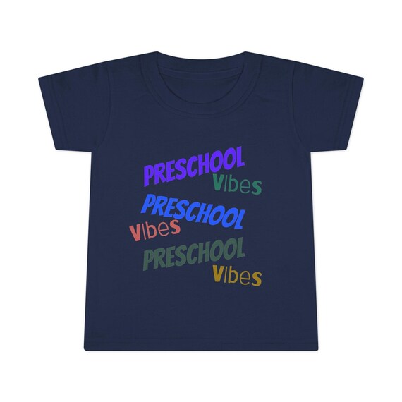 Kindergarten Vibes Kids T-Shirt, Back to School Shirt, Preschool Tee, Cute Children's Clothing, Elementary School Apparel