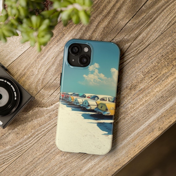 Vintage Cars Phone Case, Tough Retro Car Cover, Durable Smartphone Case, Cool Classic Car Protector, Protective Phone Shell