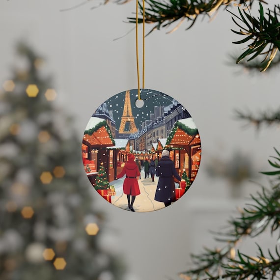 Christmas Market France Design, Christmas Ornament, French Christmas Market