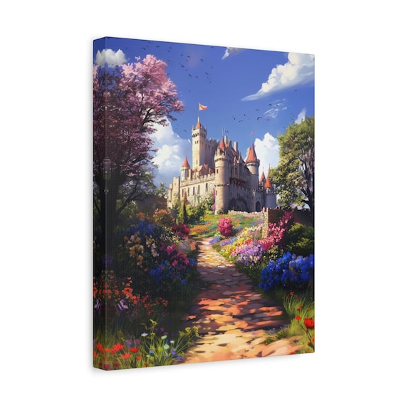Canvas Print, Castle Gardens Wall Art, Home Decor, Nature Photography, Gift for Nature Lover, Landscape Picture, Gallery Wrapped Canvas