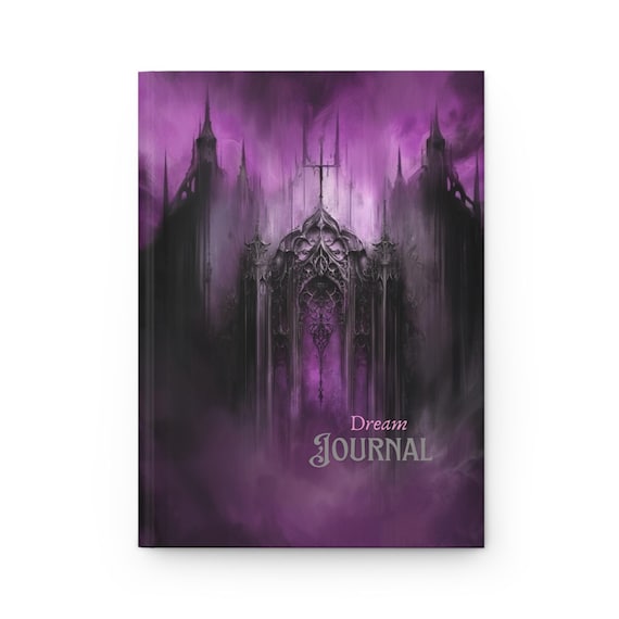 Dream Journal Gothic , Hardcover Notebook, Matte Diary, Writing Book, Bullet Journal, Personal Notebook