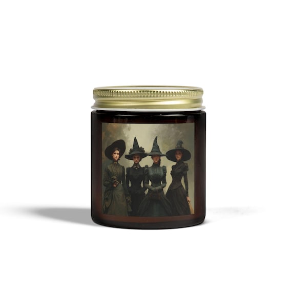 Witchy Scented Candle, Witch Aromatherapy Gift, Halloween Candle, Halloween Decoration,Spell Candle, Witch Themed
