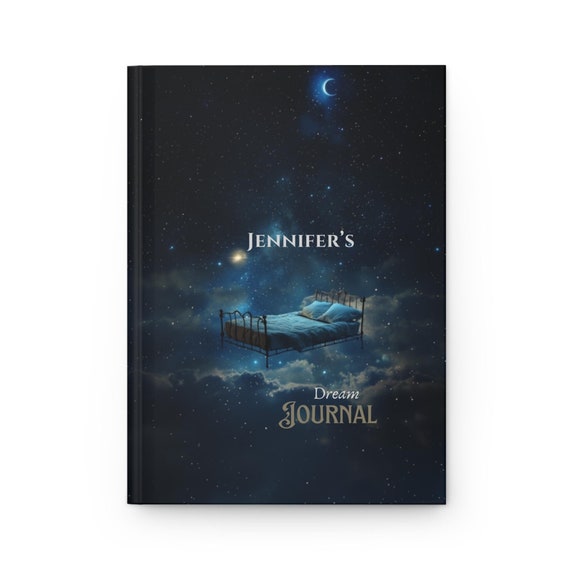 Personalized Dream Journal - Hardcover, Matte Notebook, Writing Diary, Custom Dream Log, Gift for Writers, Personalized Gift