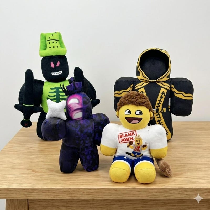 Forsaken Azure Plush Etsy