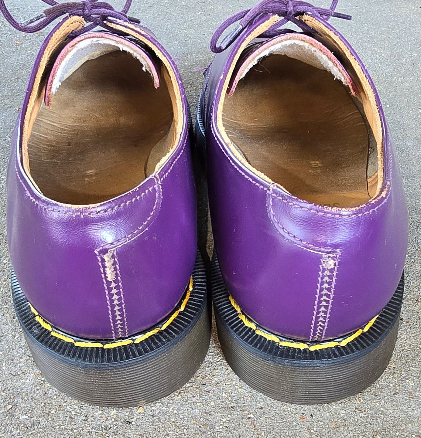 ローファー・オックスフォード DR.MARTENS Women Shoes 40572500 PURPLE Purple Vintage 00s Doc Dr Martens Purple Metallic Size UK 4 US 5
