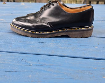 Vintage Dr. Martens 1461 Black Leather Oxfords -- UK 11 (US 12 Men) -- Made in England