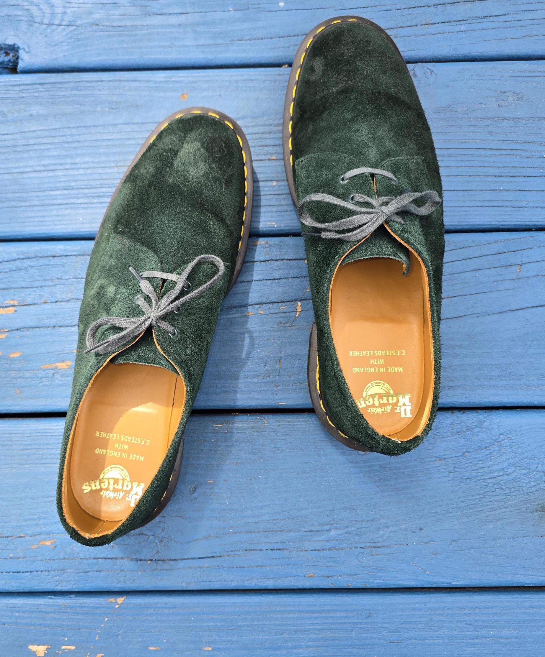 Dr. Martens 1461 Made in England Suede Oxford Loafers US 11 C.F. Stead Green A little throwback to when we were working on the Buckingham  main image 4