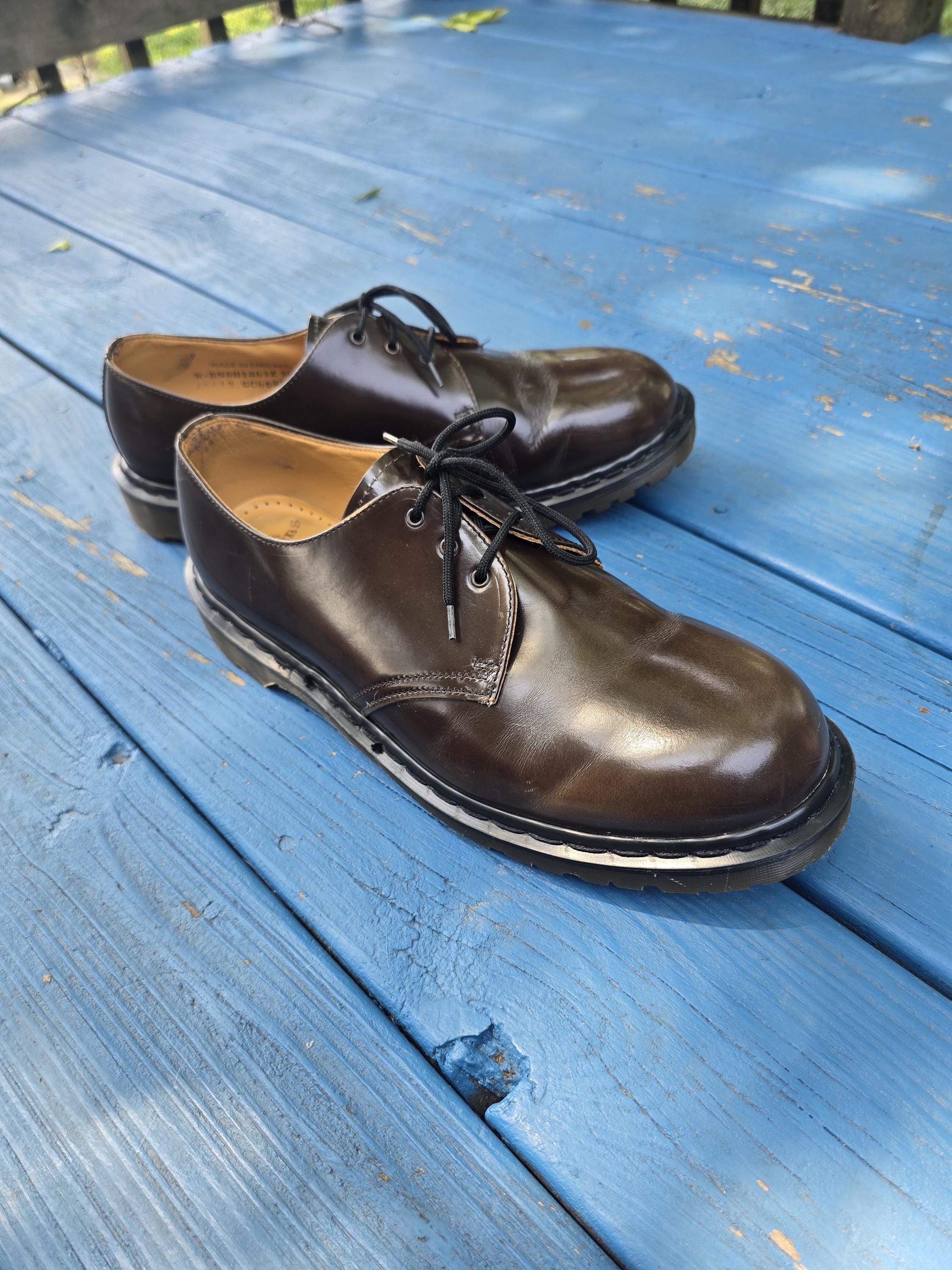 Vintage Dr. Martens 1461 Brown Leather Oxfords -- UK 12 (US 13 Men