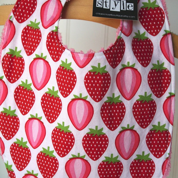 Strawberry goodness...bib