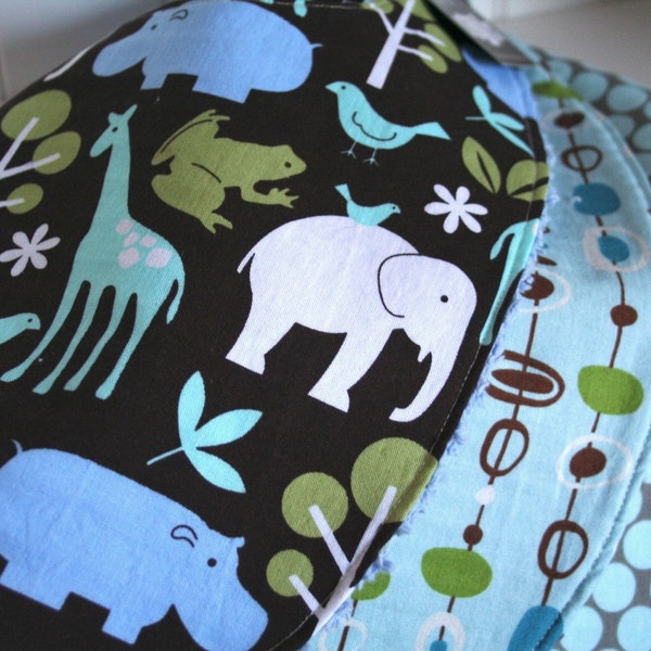 Jungle mix spa...set of THREE...bibs