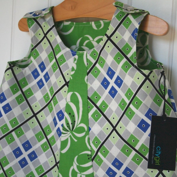 City Girl...modern pinfore dress