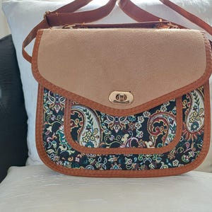 Bolsa étnica turca com carteira de presente, design otomano, bolsa bohem, presente para mãe, bolsa de presente para mulheres