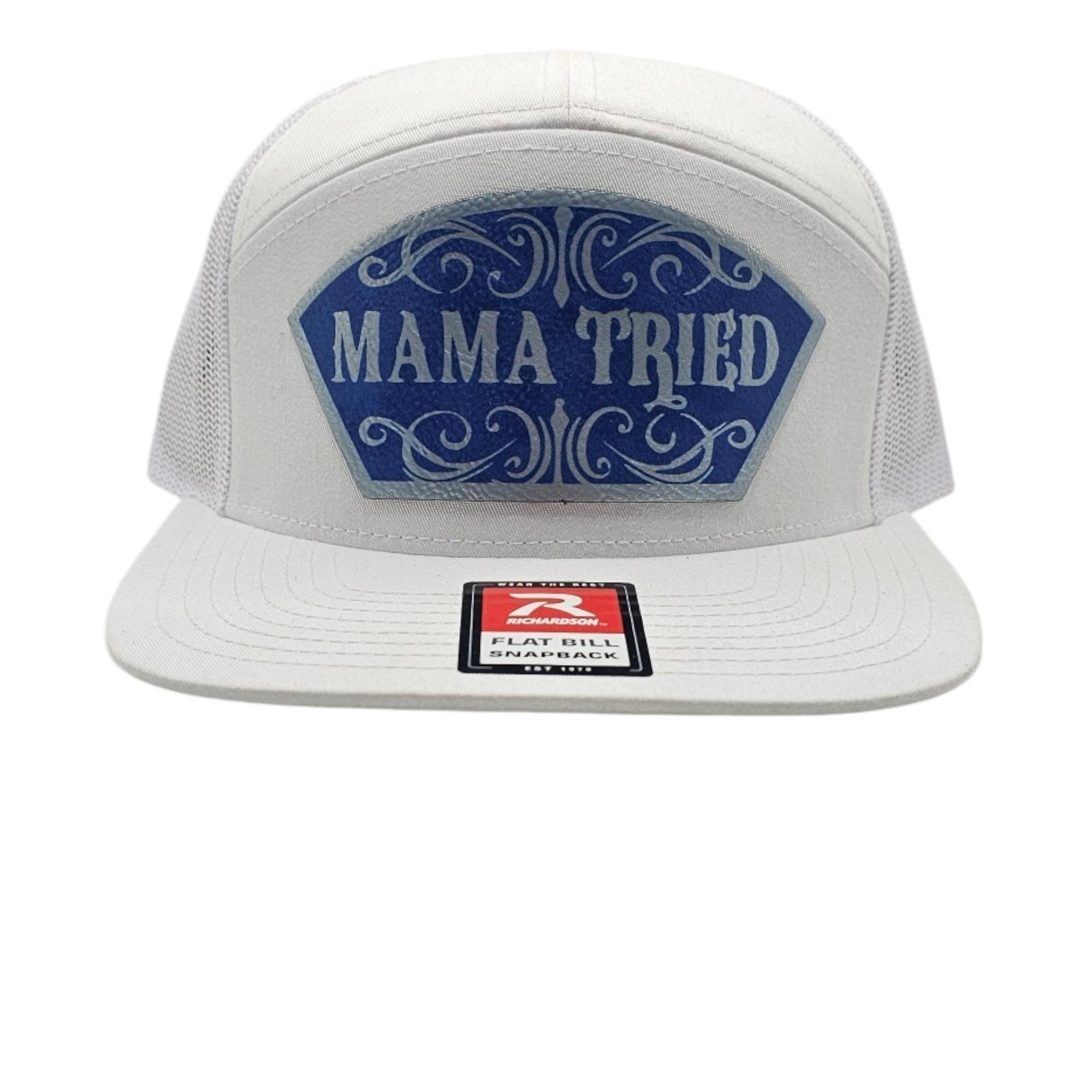 Mama Tried Hat: Western Style Richardson 168 Flat Bill 