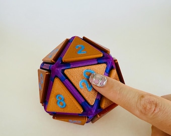 Custom D20 Fidget Dice| Large ADHD Fidget| Mechanical Keyboard Switch D&D Dice | Dungeons and Dragons Gift
