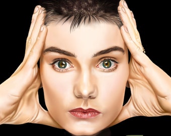 Sinead O'Connor, Icono. Retrato digital