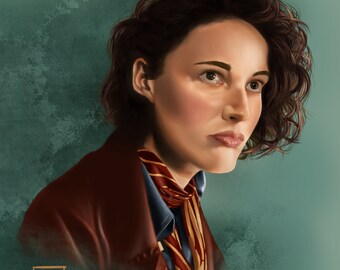 Retrato digital de Helena Shaw (Indiana Jones y el dial del destino)