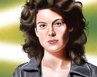 Retrato digital de Ripley (Alien)
